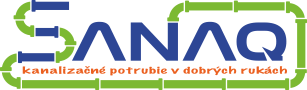 Logo - Sanácia potrubia -Sanaq
